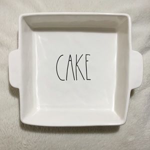 Rae Dunn LL CAKE Baking Dish Pan NWT New